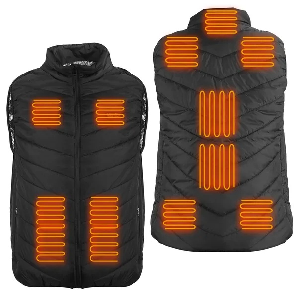 USB Heated Vest for Men & Women | Electric Warming Jacket with 3 Heat Levels & Thermal Body Heating Zones